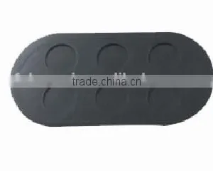 AquaTray Spa Side Table Black thumbnail-1