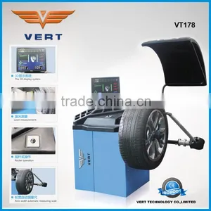 Laser China Wheel Balancer Used Tyre Balancing Machine VT178 thumbnail-1