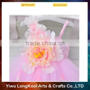 New Arrival Hot Sale New Model Big Flower 3 Year Old Girl Dress thumbnail-2