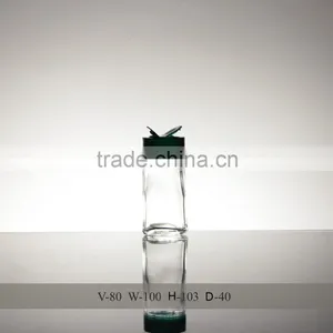 Decal Square Glass Spice Jar With Plastic Shaker Cap, Salt Shaker thumbnail-3