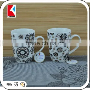 China Factory Promotional New Bone China Cup Coffee Magnesia Porcelain Mug thumbnail-4