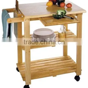 Wood Kitchen Island With Cutting Board thumbnail-2