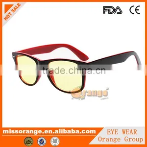 2016 New Style Anti Blue Light Glasses Red Frame Computer Eyeglasses Manufacturer thumbnail-1