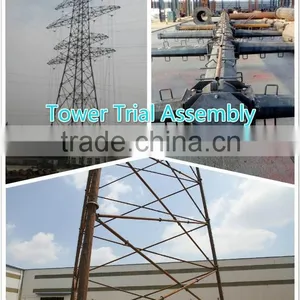 Galvanized 400KV Power Transmission Line Tower thumbnail-6