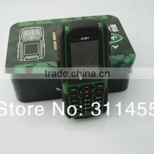 Freeshipping, Jeep A8i Outdoor Military Waterproof Phone Shockproof Cell Phone 1.3mp Camera Dual SIM, thumbnail-1
