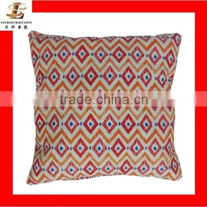 Hotsale Quality Square Polyester and Cotton Fabric Sofacar Pillow Cover Customize LOGO thumbnail-3