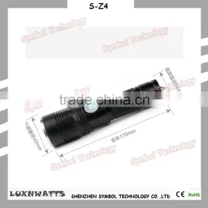 Camping Usage 5 Modes Rechargable Torch Light Usb Charging Flashlight thumbnail-2