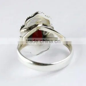 Breathtaking Romantic !! Pear Shape Garnet 925 Sterling Silver Ring, Handmade Silver Jewelry, Silver Jewelry 925 thumbnail-5