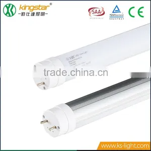 TUV SAA CE Approved High Efficiency SMD2835 0.6m 1.2m 1.5m 2ft 4ft 5ft 9w 18w 22w Optional Full Glass T8 Led Tube Lighting thumbnail-2