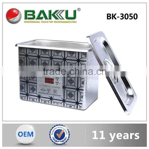 Digital Display Mini Glasses Watches Jewelry Ultrasonic Cleaner BAKU BK3050 thumbnail-1