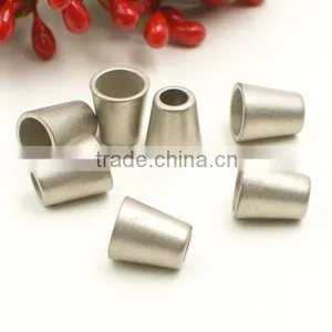 Zinc Alloy Metal Rope Bell Shape End Stopper Pieces thumbnail-2