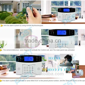 3G Multi-function Language Intruder Alert Alarm System With DIY Sensor PG-500 PGST thumbnail-3