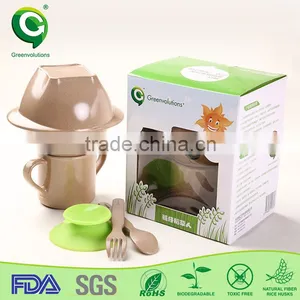 Healthy Material Biodegradable Children Dinner Table Set thumbnail-1