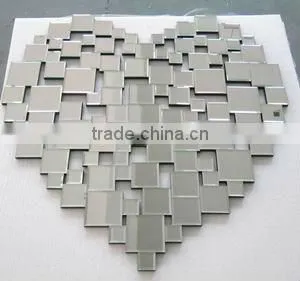 2015 New Design Decorative Multi-Faceted Hot Sale Heart Wall Mirror Decor thumbnail-1