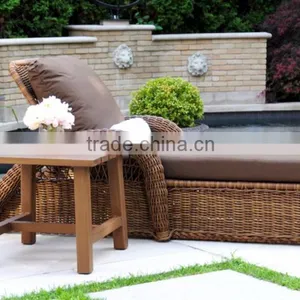 Evergreen Wicker Furniture - New Design 2016 Wicker Sunbed - Beach Chair Furniture thumbnail-1