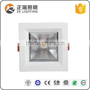 Hotel Project 12W Recessed Square COB LED Downlight With Bridgelux Chip and Lifud Driver thumbnail-3