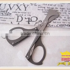 Double Stainless Steel Cigar Scissors thumbnail-1