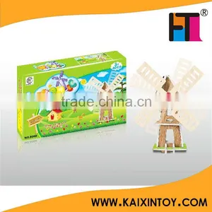Hot Children Paper DIY Toy Solar Energy Solar Power Toy Windmills for Kids thumbnail-1