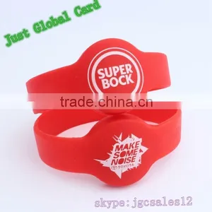 Rewearable NFC Ntag213 Silicone RFID Wristbands Quality Choice Supplier's Choice thumbnail-1