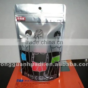 Colored Plastic Clothing Underdress Packing Bag With Zip Lock thumbnail-1
