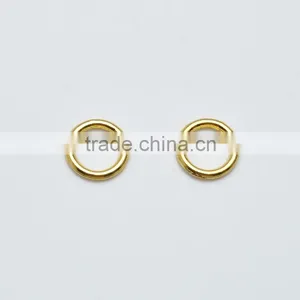 Wholesale 6mm Gold Plated Alloy Closed Jump Rings Charm Connector Jewellery Making Jewelry Findings Charm Bracelet Making thumbnail-2