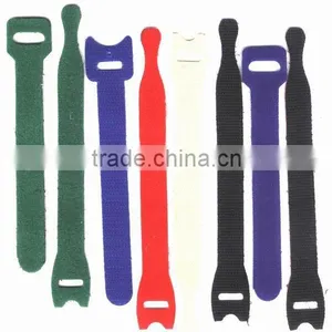 Colored Back to Back Hook and Loop Cable Tie, Hot Sell Logo Printed Back to Back Hook and Loop Cable Tie thumbnail-6