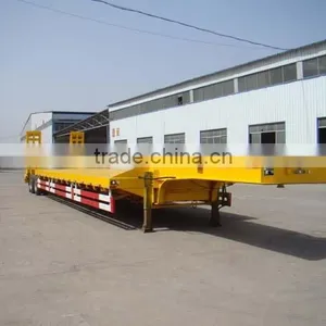 Low Loader / Low Bed Truck Trailer Used to Transport Crawl Equipment thumbnail-4
