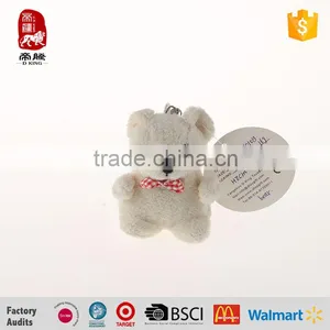 Plush Teddy Bear Keychain Wear Bow Tie China Manufacture thumbnail-1