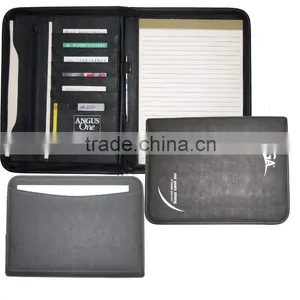PVC Portfolio With Zipper and Outside Pocket thumbnail-1