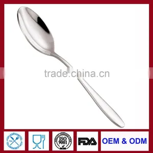 Solid Serving Spoon Stainless Steel Silver Dispenser Spoon Mirror Finish Serveware for Elegant Buffet Serving thumbnail-1