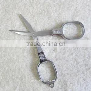 Rimei Stainless Steel Office Using Mini Folding Scissor Foldable Scissor thumbnail-3
