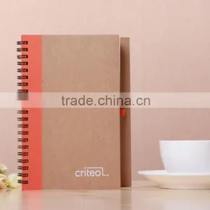 Recycle Brown Carbonized Paper Printing Kraft Paper Blank Notebook thumbnail-1