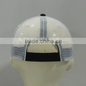 Black and White Color Trucker Mesh Baseball Hat thumbnail-1