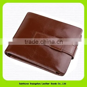 15627A Top Quality Factory Outlet Durable Leather Tri-fold Men Wallet thumbnail-3