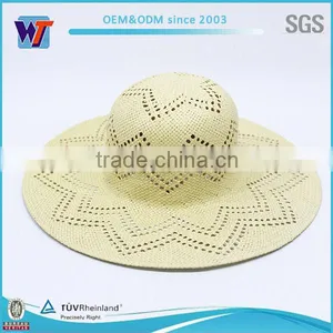 Handmade Custom Chinese Boate Straw Boater Hat thumbnail-4