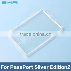Clear Thin TPU PC Case for Blackberry Passport2 thumbnail-4