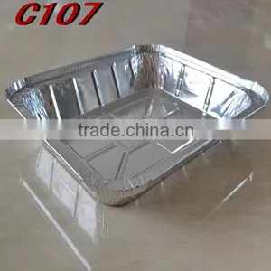 12 Inches Household Aluminum Foil Tray C107 thumbnail-1