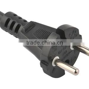Ac Power Plug With End Power Cord for France Standard High Quality Lower Price Offer Wholesales Over the World 2 Pin POWER PLUG thumbnail-3