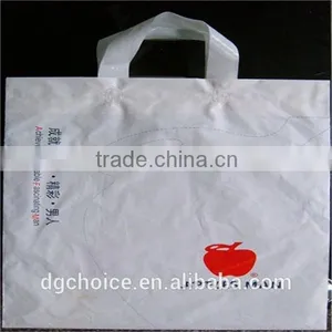 Top Sale Customized Printing Loop Plastic Bag for Cloth Packing thumbnail-1