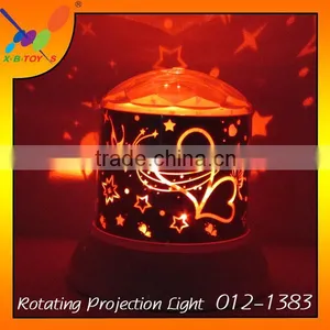 Hot Selling New Year Gift Rotating Projection Light LED Change Colors Projector Night Light With 4 Pcs Batteries or USB Line thumbnail-4