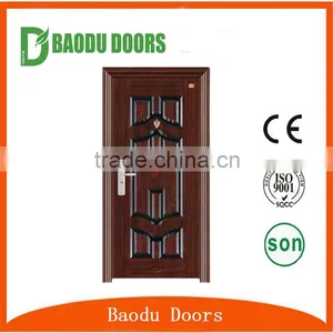 High Quality Indian Iron Single Door Designs Steel Security Door thumbnail-6