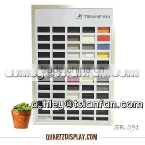 New Design Custom Quartz Stone Display Cabinet/quartz Stone Display Sample Boards SR091 thumbnail-1