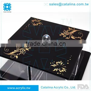 High Quality Acrylic Plastic Banquet Salt Sugar Jar Serving Tray thumbnail-2