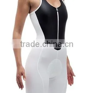One-piece Woman Athletic Suit Cycling Bibshorts & Sleeveless Top for Summer thumbnail-2