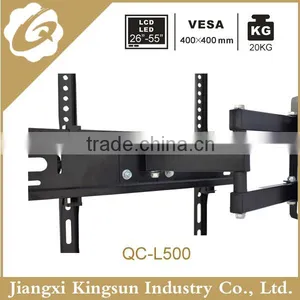 Single Arm Swivel Arm Wall Mount Bracket Stand for 25-55 Inch Tvs thumbnail-4