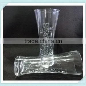 Hand Made Carlsberg Beer Glass Cup 300ml Carlsberg Glass Cup for Sale thumbnail-4