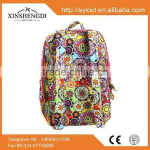 2016 Wholesale Cotton Floral Quilted Casual Travel Small Women's Satchel Bag thumbnail-1