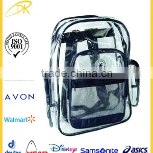 Hot Sell Clear Transparent PVC Backpack, PVC Student Backpack thumbnail-2