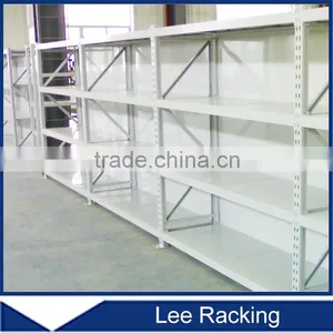 Warehouse Metal Shelf Divides Storage Stainless Steel Light Duty Rack thumbnail-3