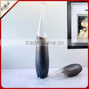 OUBOAO High Grade Large Vase of Flower Hand Blown Glass Bottles Art Glass Vase thumbnail-6